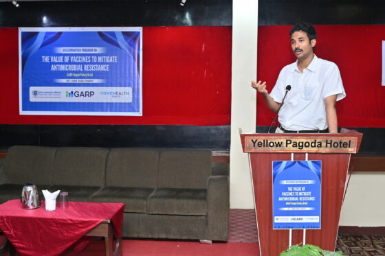 OHT's Rishiraj Bhagawati at GARP Nepal event