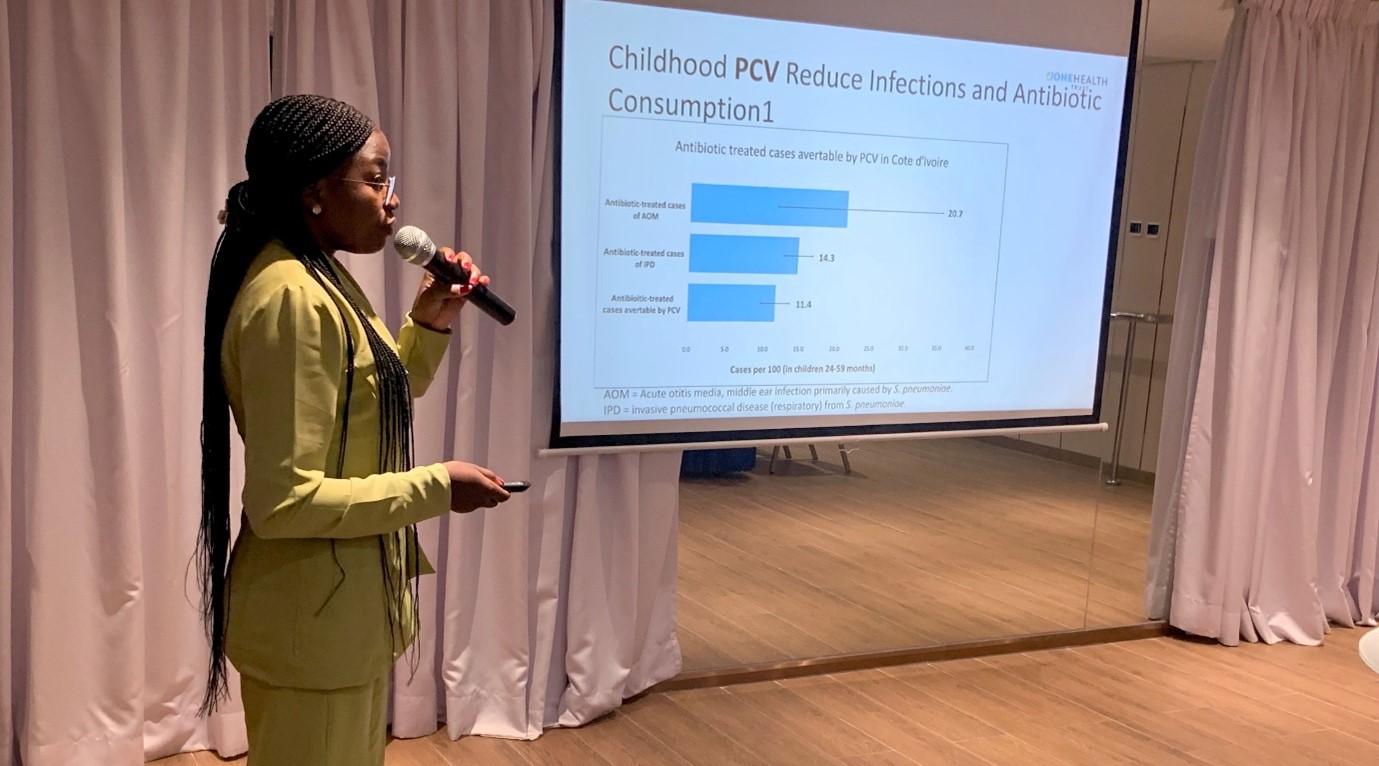 OHT’s Dr. Oluwatosin Ajayi presenting at GARP Ivory Coast 