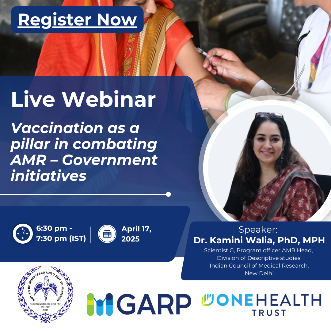 Vaccination as a pillar in combating AMR – Government initiatives