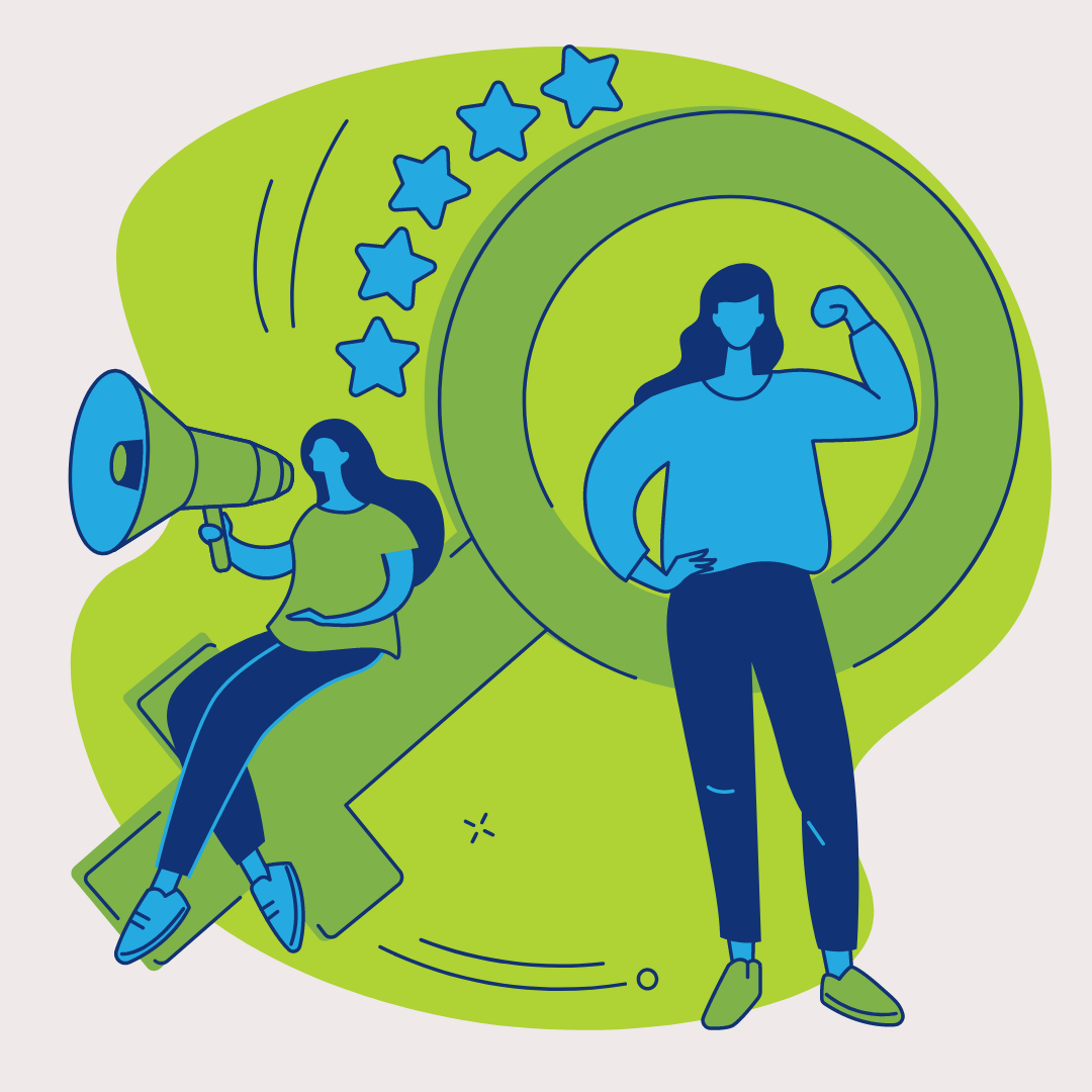 Gif with women in OHT colors