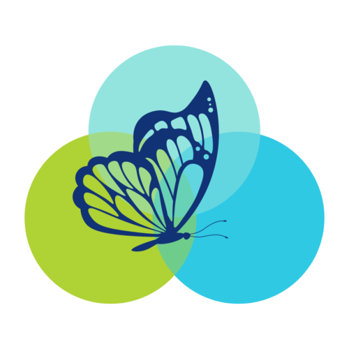 Butterfly over venn diagram