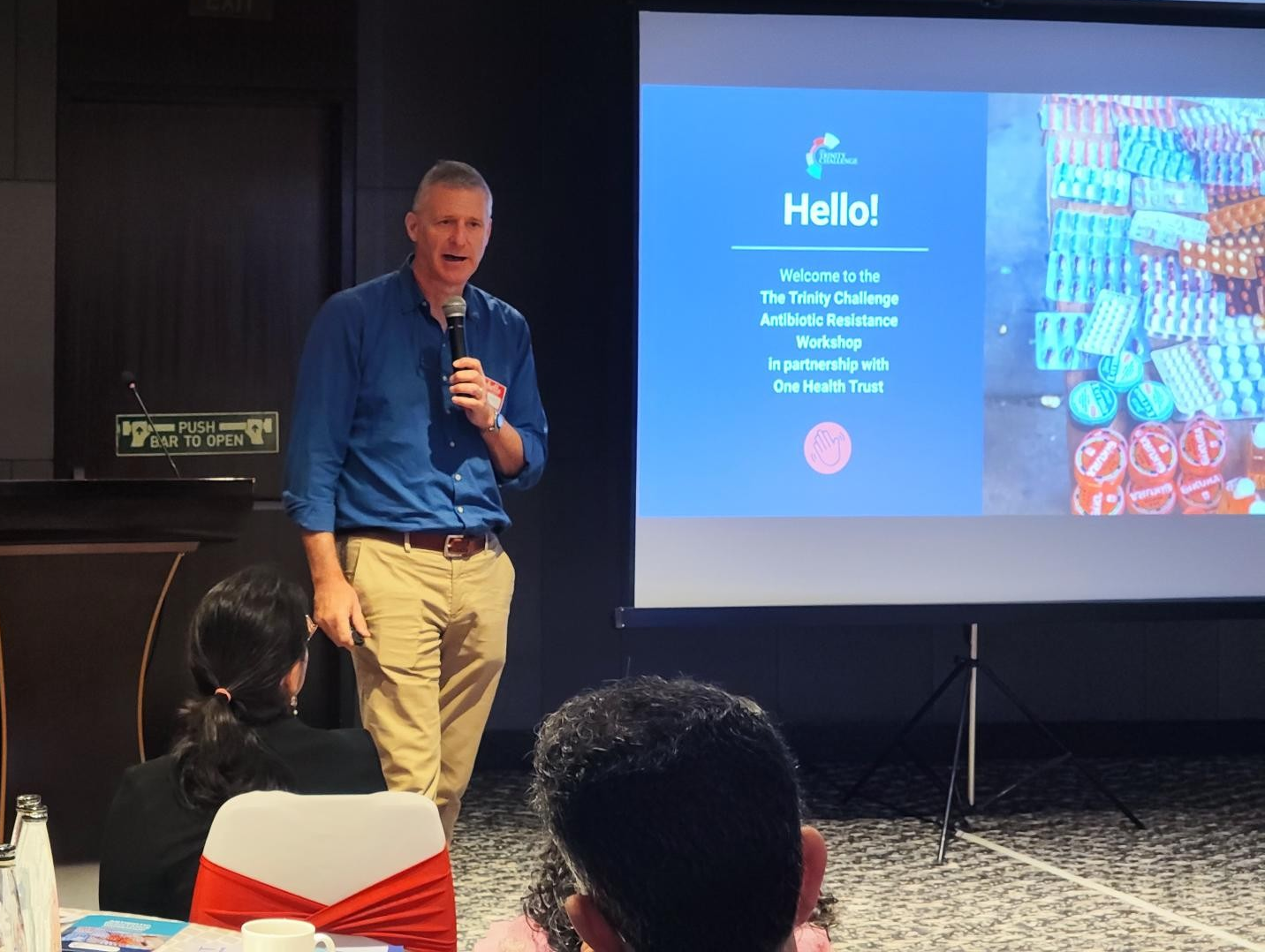  Professor Marc Mendelson introducing The Trinity Challenge 